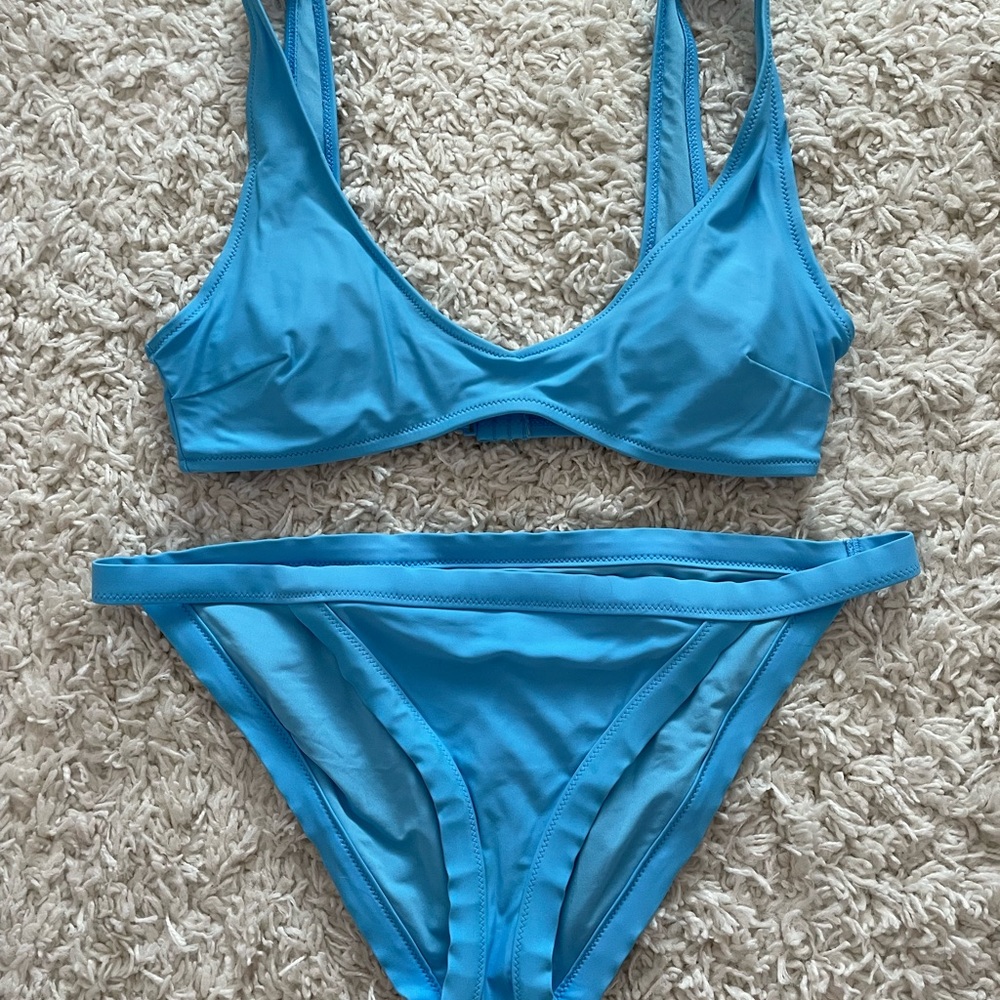 Aerie Sky Blue Bikini Set